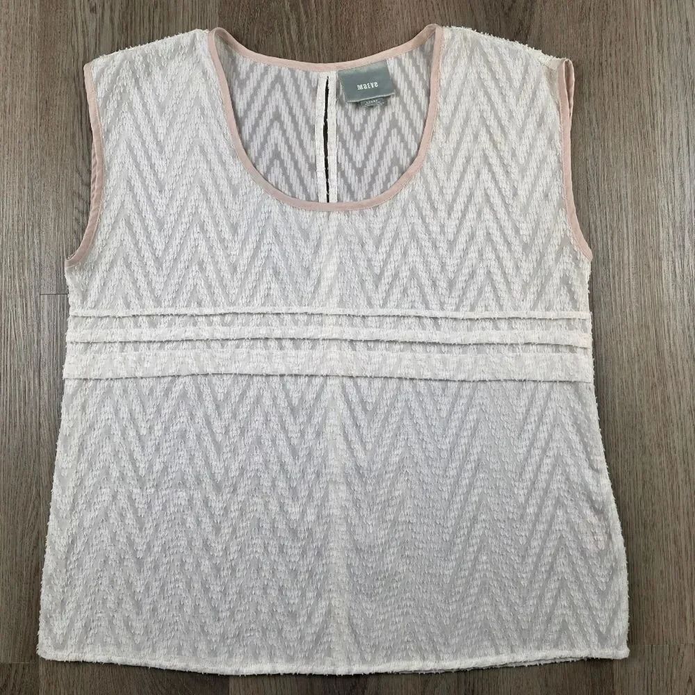 Maeve Anrhropologie Sleevless Top Size L